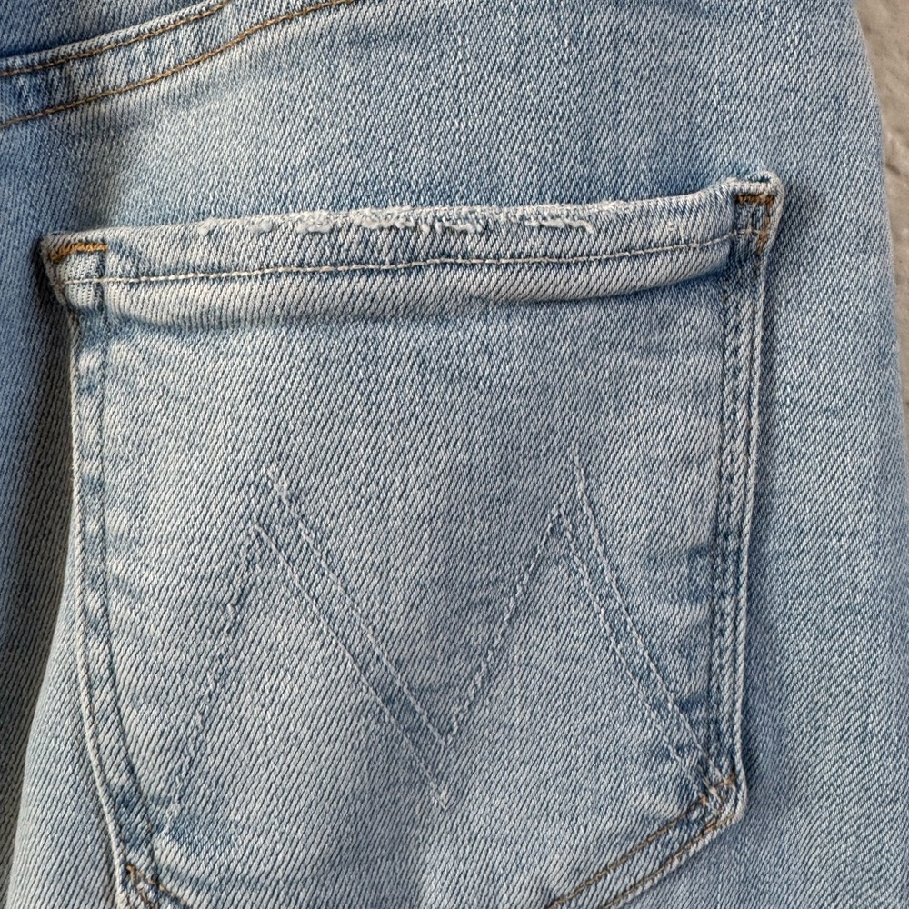 Mother Light Blue Denim Skirt - Picture 4 of 9